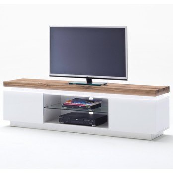TV komoda RANIA 90 bílá/dub 2