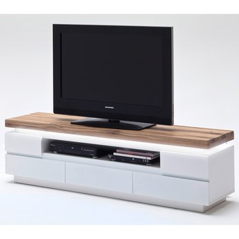 TV komoda RANIA 92 bílá/dub 4