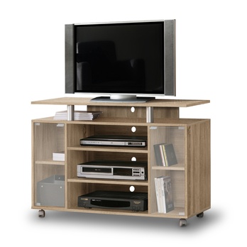 TV stolek RAT 338 dub sonoma/sklo 1