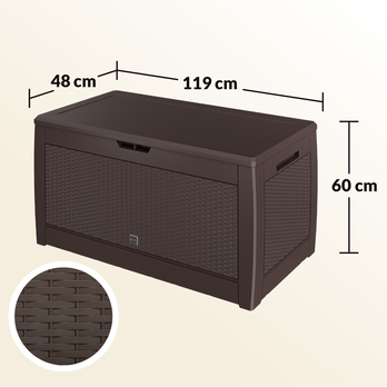 Zahradní box RATO hnědá 16