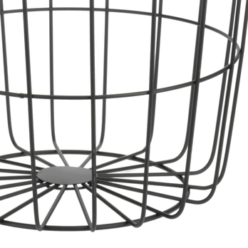 Přístavný stolek REGART 2 přírodní/černá 1