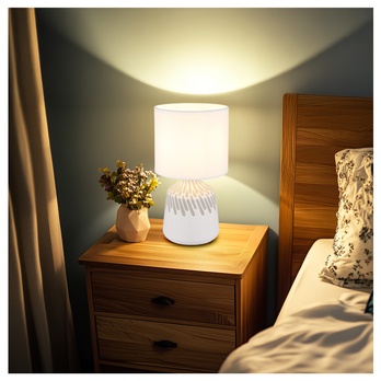 Stolní lampa RELA bílá 1