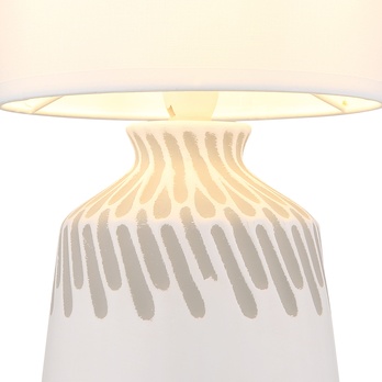 Stolní lampa RELA bílá 4