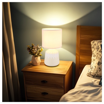 Stolní lampa RELA světle žlutá 1