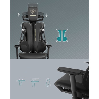 Herní křeslo REST černá 3