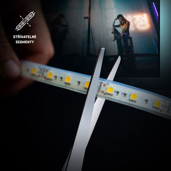 LED pásek RETLUX RLS 101 černá, 2x 50 cm 9