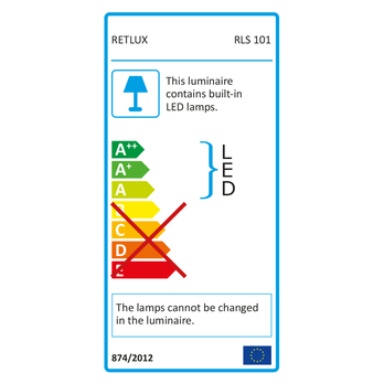 LED pásek RETLUX RLS 101 černá, 2x 50 cm 16