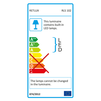 LED RGB pásek RETLUX RLS 102 černá, 2x 50 cm 30