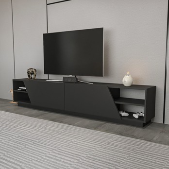 TV komoda RHODES antracitová 1