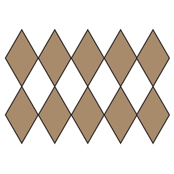 Set dekorativních obkladových panelů RHOMBUS dub, 9 ks 3