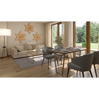 Set dekorativních obkladových panelů RHOMBUS dub, 9 ks 5