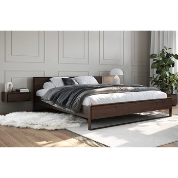 Postel RIA tabáková hnědá, 160x200 cm 1