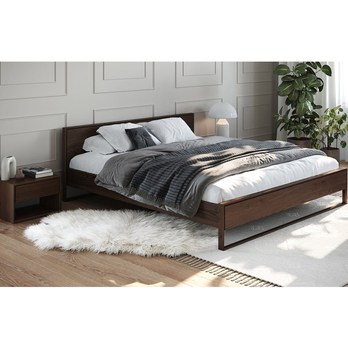 Postel RIA tabáková hnědá, 160x200 cm 2