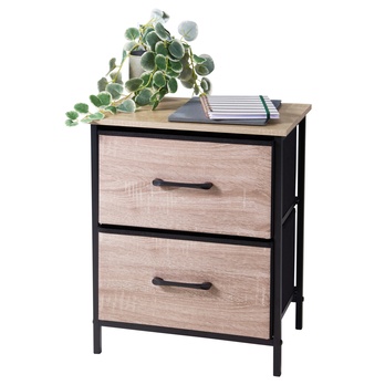 Odkládací stolek RICKY přírodní/černá 3