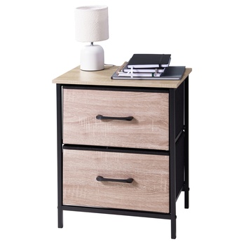 Odkládací stolek RICKY přírodní/černá 1