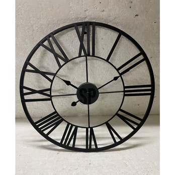 Nástěnné hodiny RIM černá, ⌀ 47 cm 1
