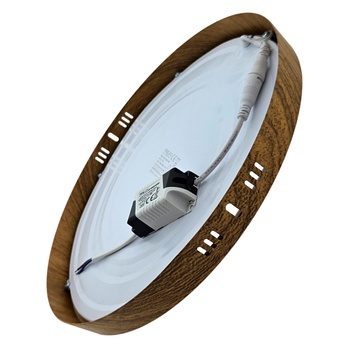 Stropní svítidlo RING hnědá/bílá 2