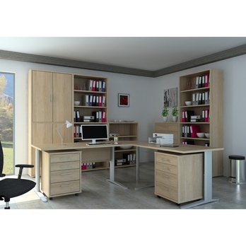 Psací stůl RIO 226 dub sonoma/šedá 1