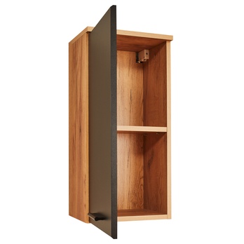 Závěsná skříňka RIOM dub artisan/matná černá 2