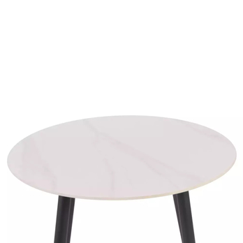 Jídelní stůl RION 2 bílá/černá, šířka 90 cm 2