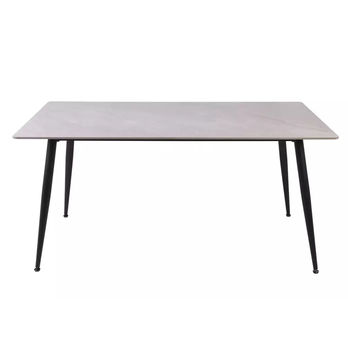 Jídelní stůl RION 3 šedá lesklá/černá, šířka 130 cm 1