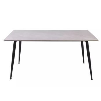 Jídelní stůl RION 3 šedá lesklá/černá, šířka 160 cm 1