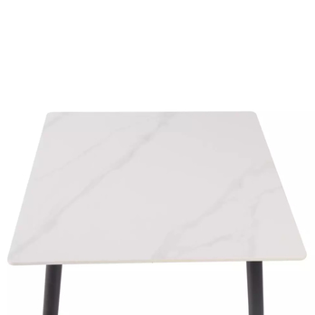 Jídelní stůl RION bílá/černá, šířka 80 cm 3