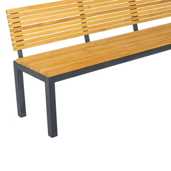 Lavice RIPPER antracitová/přírodní, šířka 146 cm 2