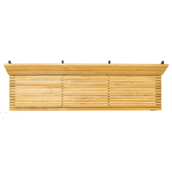 Lavice RIPPER antracitová/přírodní, šířka 180 cm 2