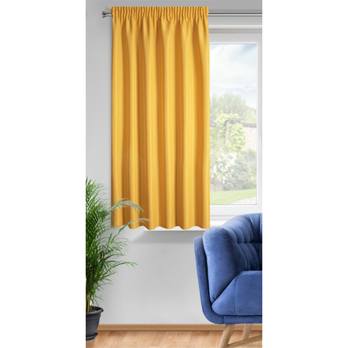 Závěs RITA 4 hořčicová, 140x175 cm 2