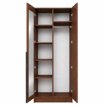 Šatní skříň RIVA 100 dub catania, výška 215 cm, hloubka 61 cm 2