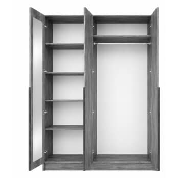 Šatní skříň RIVA 150 kašmírová, výška 215 cm 2