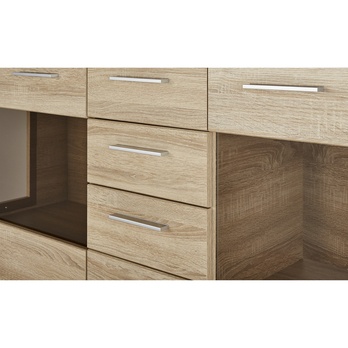 Komoda RIVA dub sonoma, šířka 138 cm 5