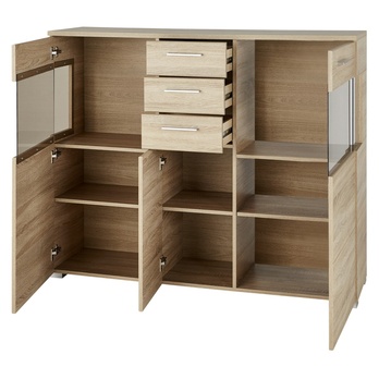 Komoda RIVA dub sonoma, šířka 138 cm 2