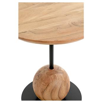 Přístavný stolek RIVERA akácie/černá, výška 45 cm 3