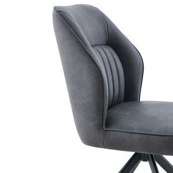 Jídelní židle RIZZIA antracitová 6