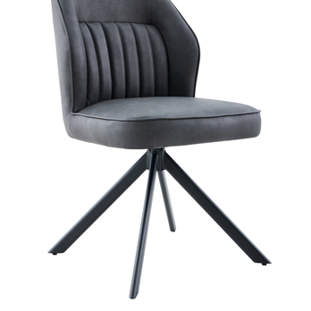 Jídelní židle RIZZIA antracitová 8