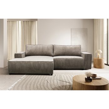 Sedací souprava RODA levá, světle hnědá 1