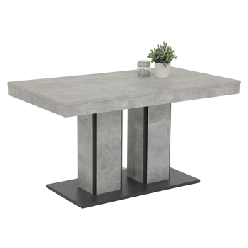 Jídelní set RODA beton/antracitová/šedá 2