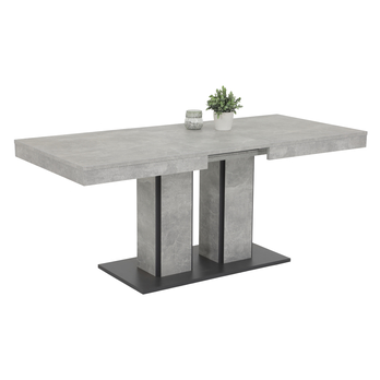 Jídelní set RODA beton/antracitová/šedá 3