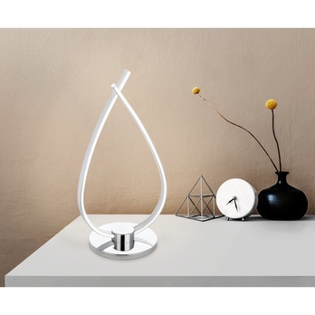 Stolní lampa RONCADE stříbrná 2