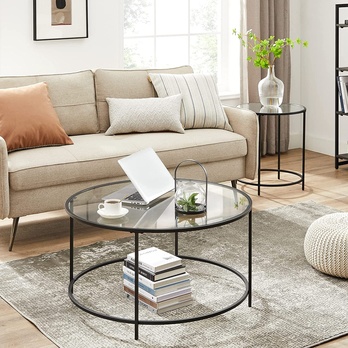 Konferenční stolek ROND černá 1