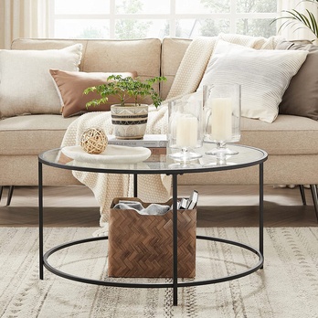 Konferenční stolek ROND černá 2