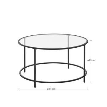Konferenční stolek ROND černá 5