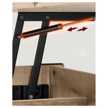 Konferenční stolek ROOM světle hnědá 2