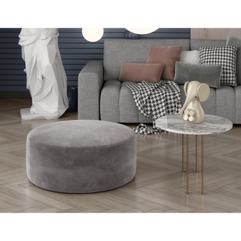 Taburet ROSCO šedá 1