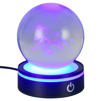 Stolní lampa ROSEBUD černá/průhledná 1