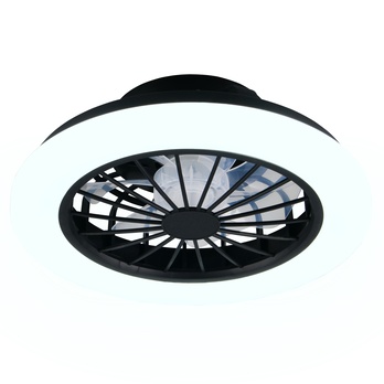 Stropní LED svítidlo s ventilátorem ROTSUND černá 1