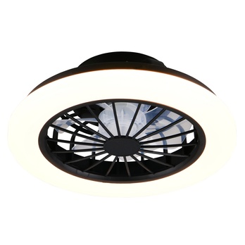 Stropní LED svítidlo s ventilátorem ROTSUND černá 2
