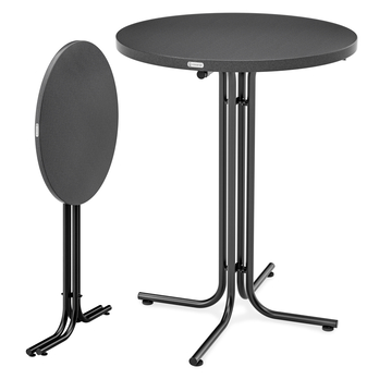 Barový stůl ROUND 2 šedá 4